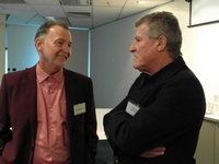L-R: Dr Terry Slevin and Dr Garry Egger, 29 May 2015.